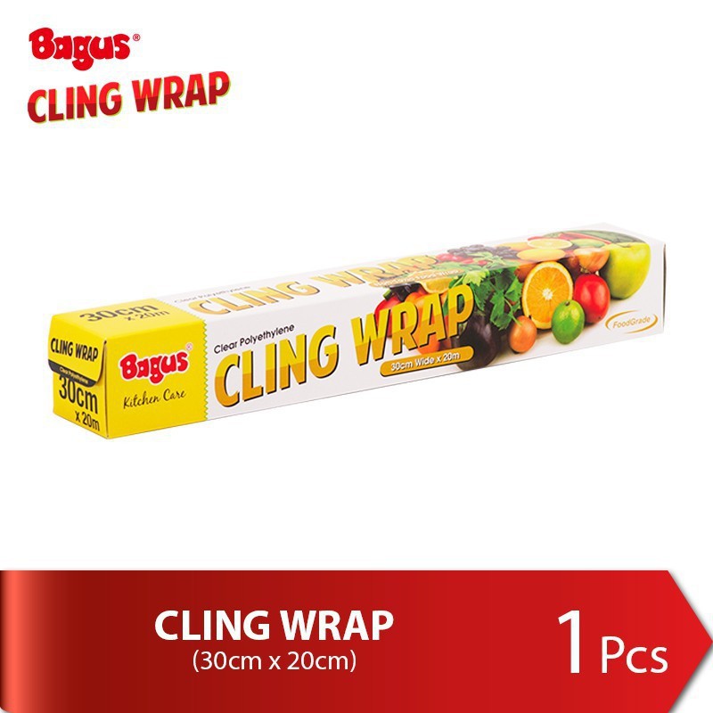 Bagus Cling Wrap Plastik Pembungkus Makanan 30 cm x 20 m