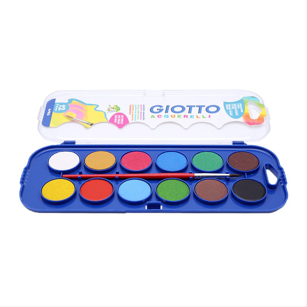 

Murah GIOTTO Watercolor Block 30mm 12 Colors Bagus