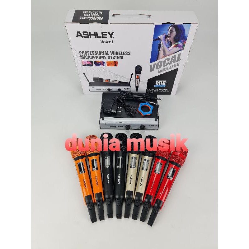 mic ashley voice 1 voice1 original resmi ashley