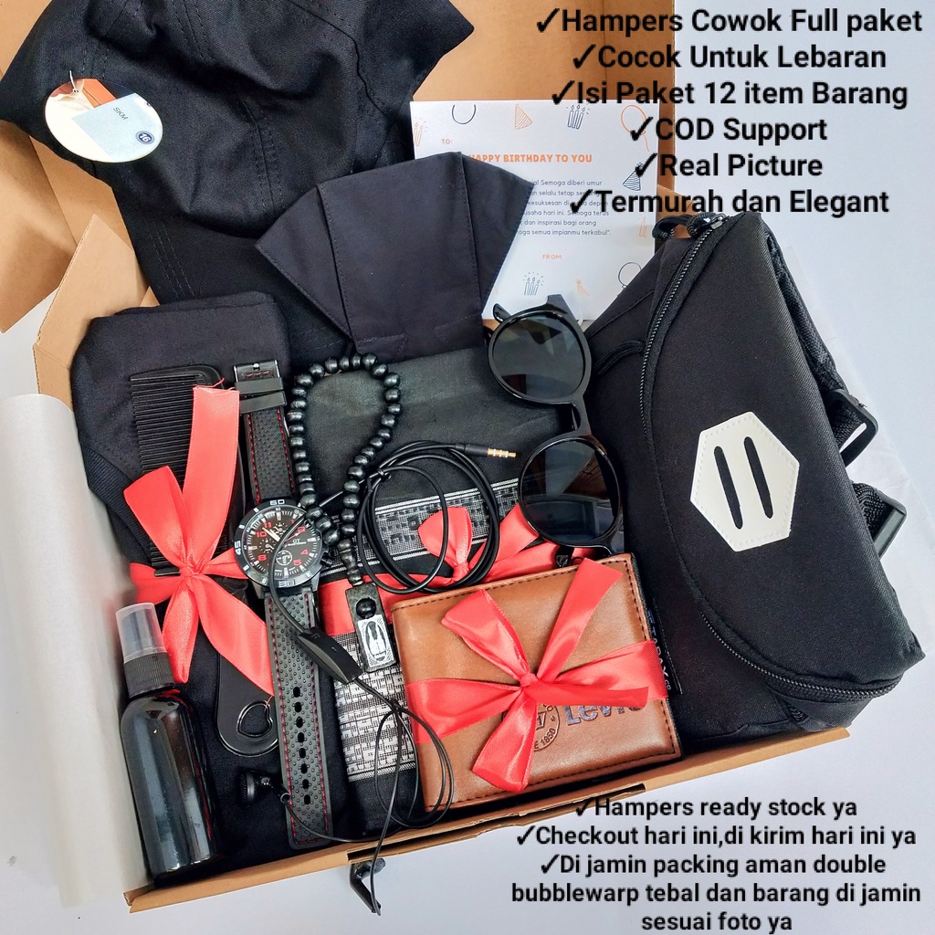 Hampers Cowok | Hampers Ulang Tahun | Hampers Lebaran | Kado Ulang Tahun Cowok | Kado Cowok | Hamper