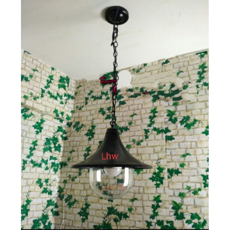 Lampu hias gantung outdoor indoor 1038 dekorasi teras,cafe