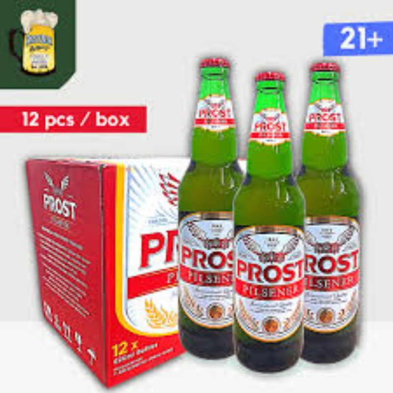 Jual beer prost pilsener 620ml Shopee Indonesia