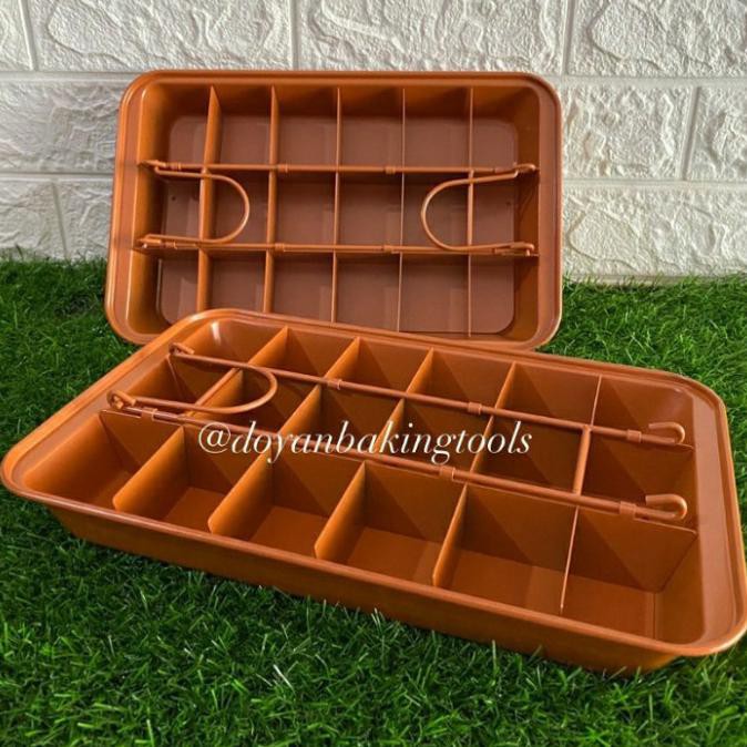 

Loyang Brownies Sekat Anti Lengket Terlaris