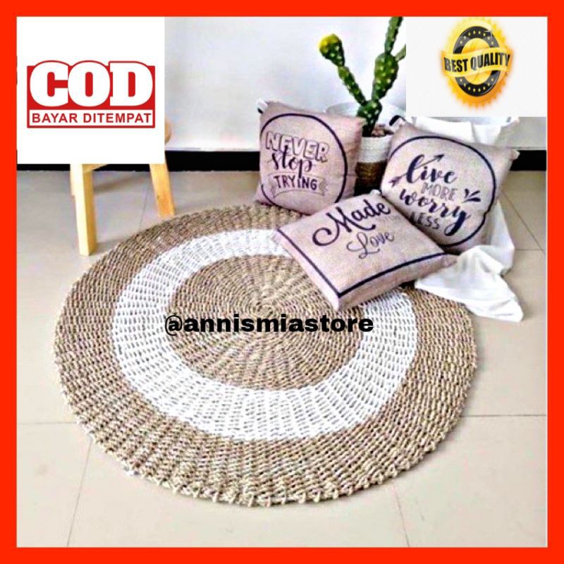 RUG ANYAMAN KARPET ANYAMAN KARPET SEAGRASS PLACEMATE SEAGRASS