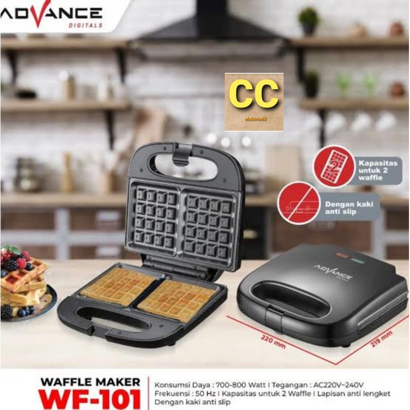 SANDWICH TOASTER WAFFLEMAKER PEMANGGANG ROTI ADVANCE SW-101 SW101 WF 101 SW - 101