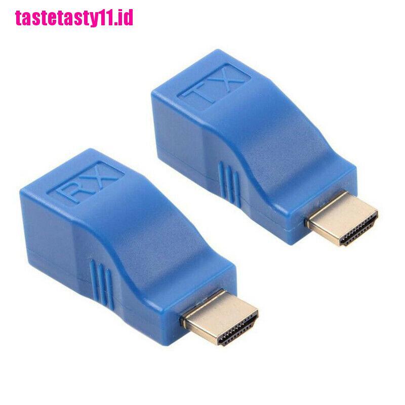 2pcs Extender HDMI 1080P Ke RJ45 Over Cat 5e / 6 Network LAN Ethernet