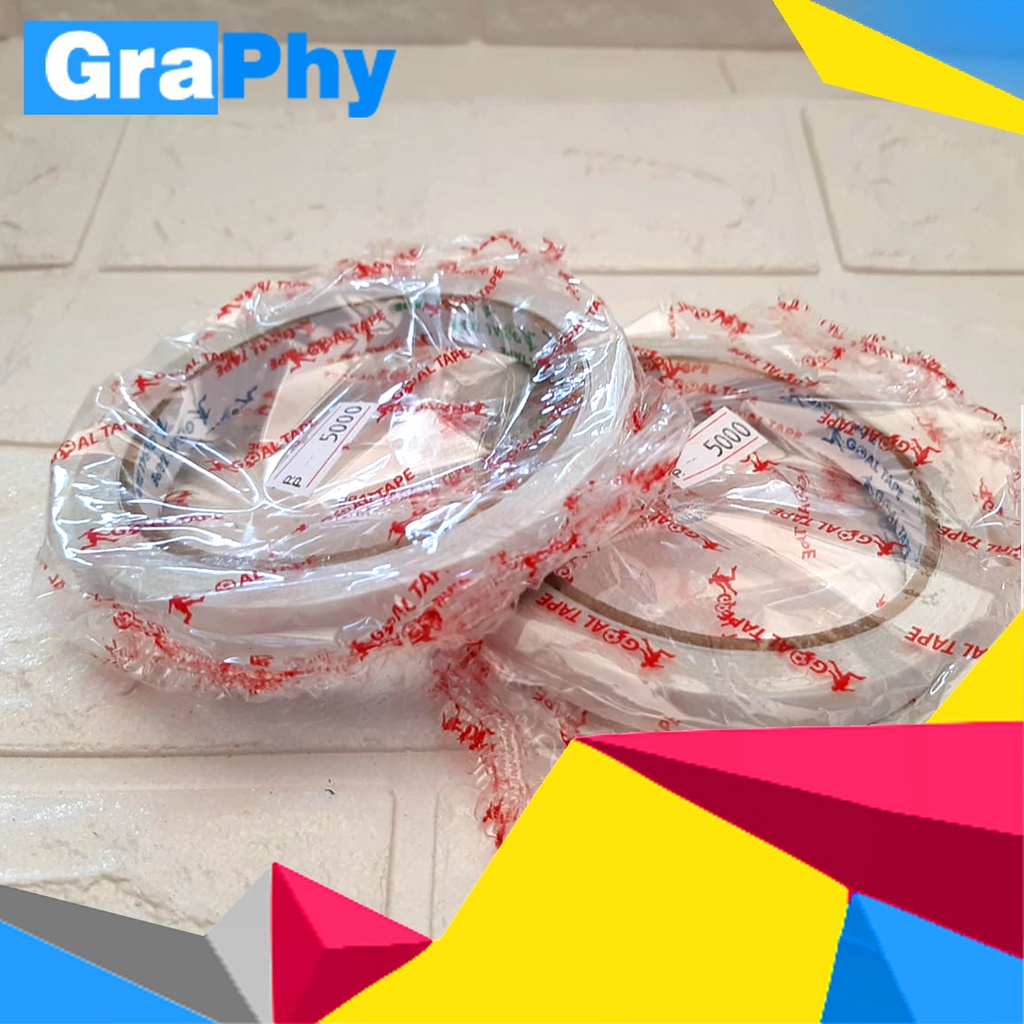 

Double tape 1/2 Inch Goal Tape