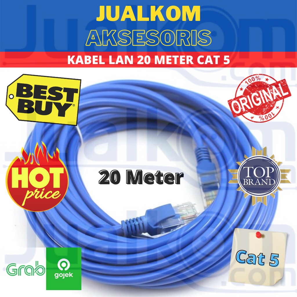 KABEL LAN 20 METER CAT 5