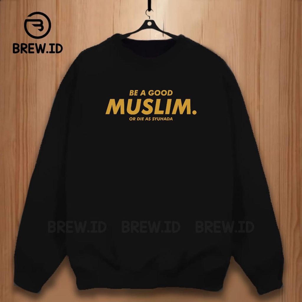 sweater crewneck motip islami pria dan wanita/crewneck terbaru hijrah/sweater crewneck muslim pria dan wanita