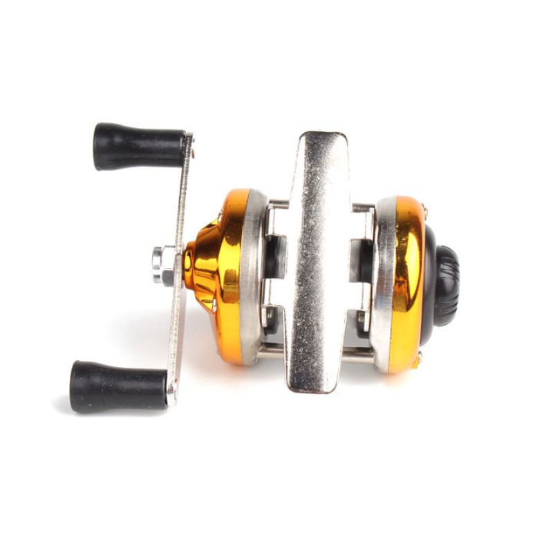 Reel Pancing Mini Baitcasting Fishing Reel 3.0:1 Gear Ratio 50 Meter / Gulungan Pancing Rel Ril