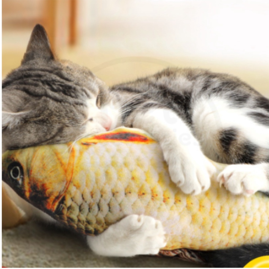 Catnip Boneka Ikan Mainan Kucing