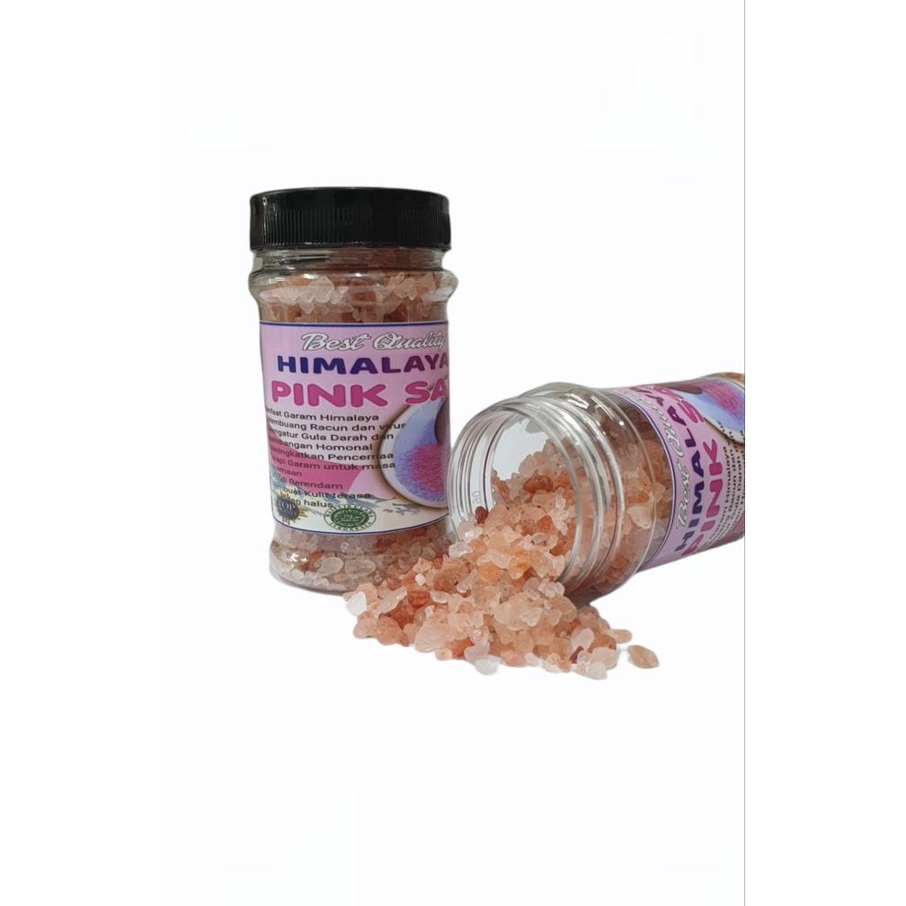 

Garam Himalaya Kasar 250gr KEMASAN BOTOL - Coarse Himalayan Pink Salt