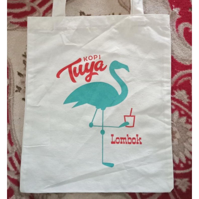 CUSTOM TOTEBAG KANVAS/TOTE BAG TAS BELANJA/SHOPPING BAG PAKAI PEREKAT BISA POLOS BISA CUSTOM SABLON