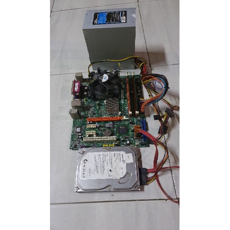 Jual cpu g41 core2duo ddr3 2/250gb tanpa casing