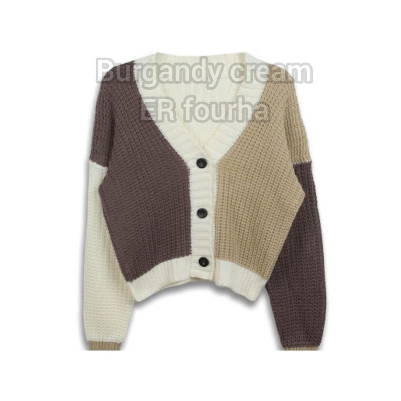 Cardigan Rajut SHAFA Type 3get | Rajut TEBAL Premium | Pakaian Wanita | Outerwear Wanita