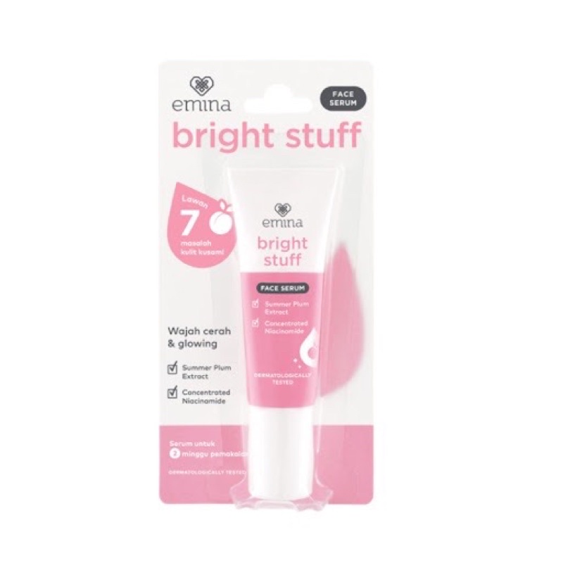 EMINA BRIGHT STUFF FACE SERUM 7.5 ML