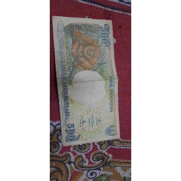 uang Rp.500 gambar monyet