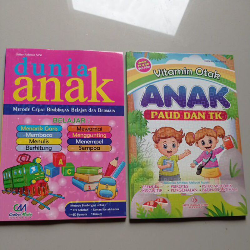 Buku Anak Dunia Anak / Vitamin Otak Anak Paud TK