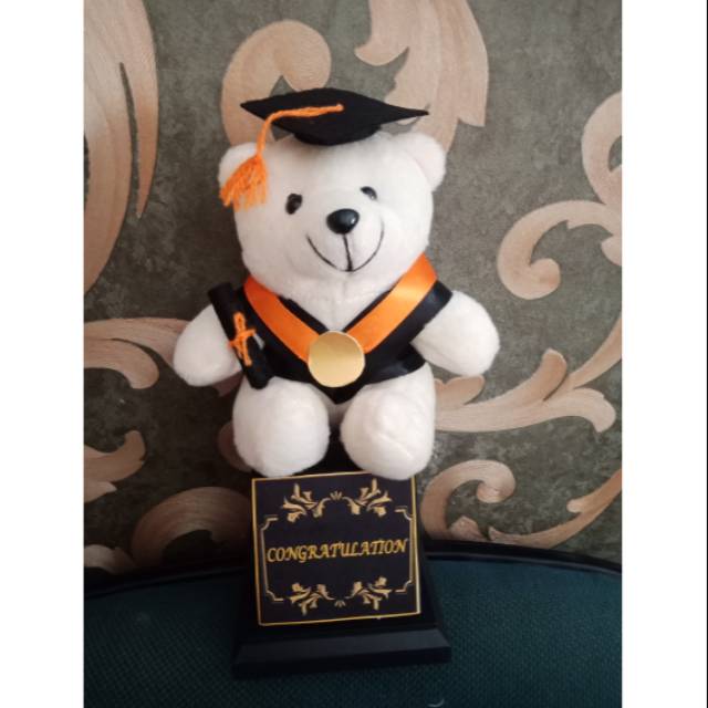 Piala boneka wisuda non custome