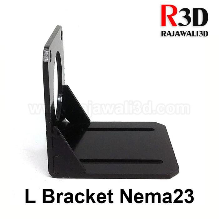 Bracket L untuk Stepper Motor 57 NEMA 23 Steel