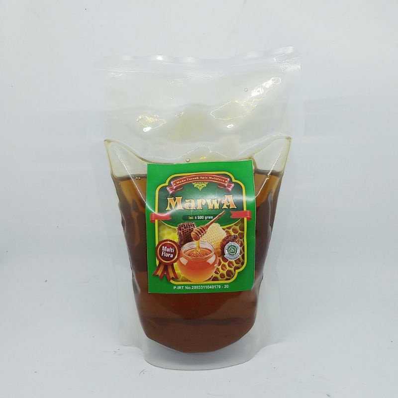

Madu Marwa Multiflora pouch 1 kg Ori 100% Al-ghuroba'