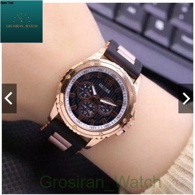 Jam Tangan Wanita Fashion GUS-30 Jumbo Chrono Off Strap Rubber [G_W]