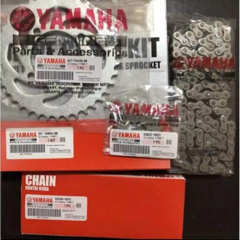 GEAR SET JUPITER MX LAMA ASLI ORI YAMAHA 1S7 W001A 00