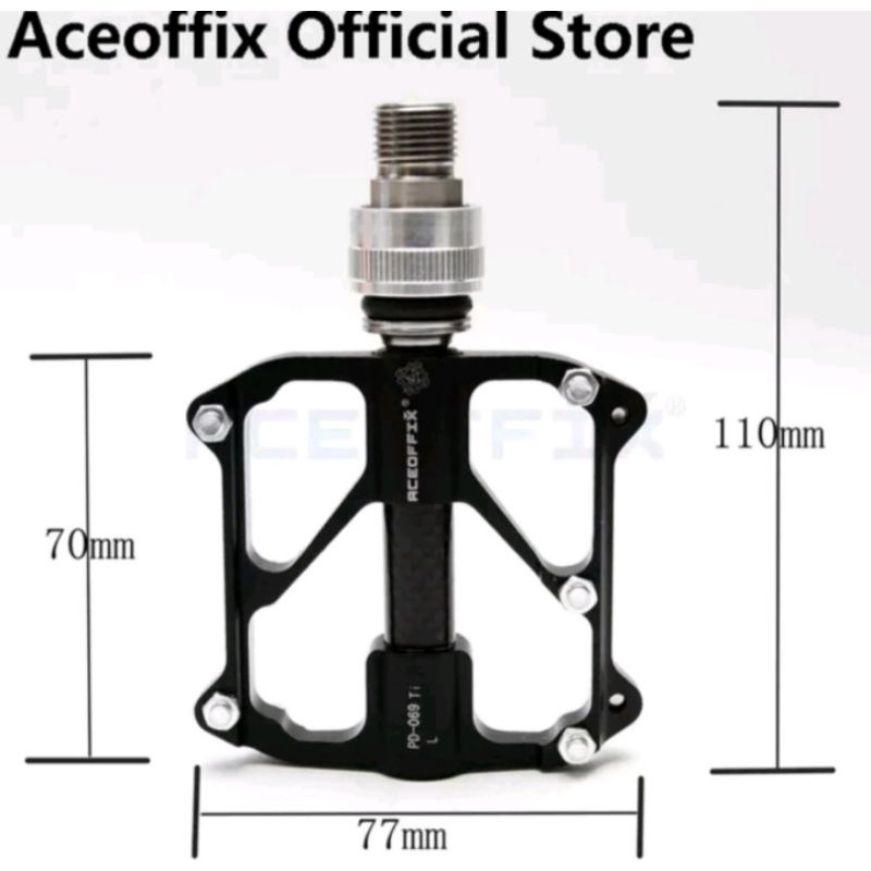 Aceoffix Pedal Quick Release Pedal Sepeda QR