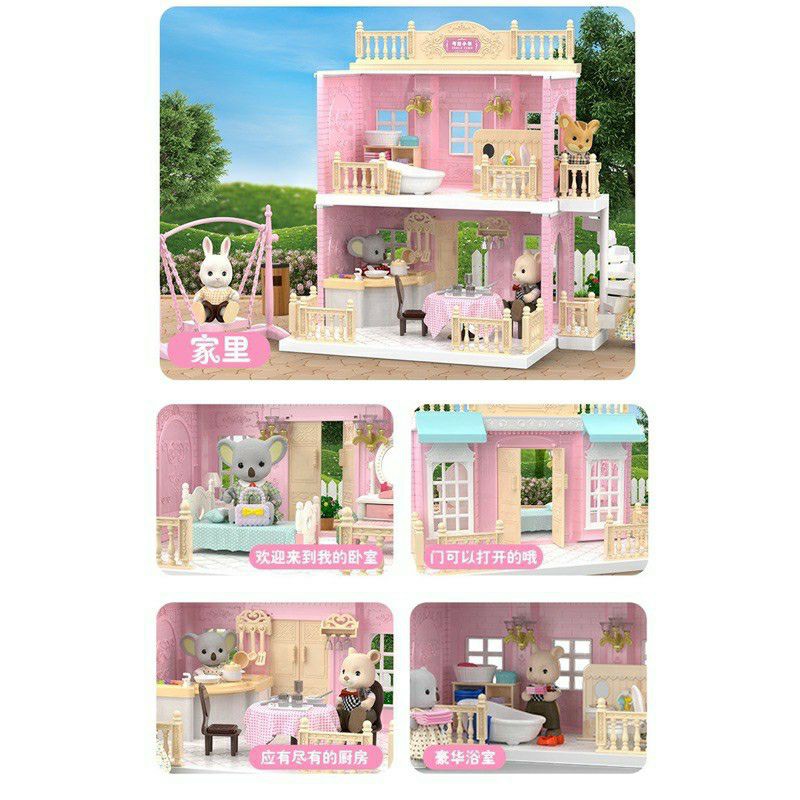 SYLVANIAN FAMILY REPLIKA KOALA HOUSE MAINAN RUMAH BONEKA