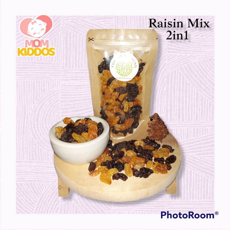

MIXED RAISIN 2IN1 GOLDEN & BLACK RAISIN ORGANIK KUALITAS PREMIUM
