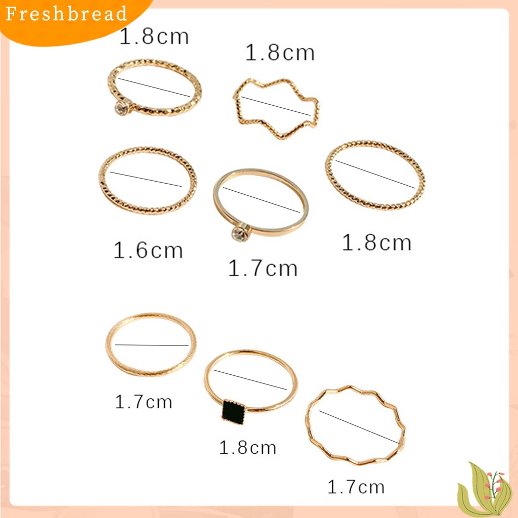 Terlaris 5Pcs/3Pcs Finger Rings Glossy Wear-resistance Compact Women Stackable Thumb Rings Fashion Jewelry Accessories