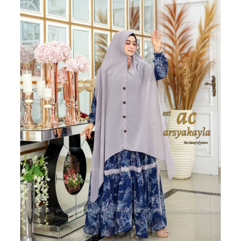 GAMIS SERIES SYARI SET ORIGINAL BY ARSYA
