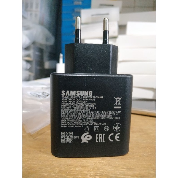 PROMO CHARGER SAMSUNG GALAXY S20 || S20 + || S20 ULTRA (45W) SUPER FAST CHARGING ORIGINAL