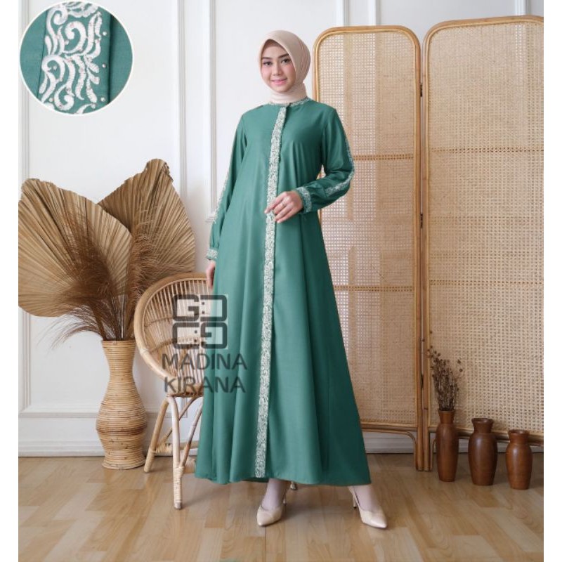 (ORI) Gamis Madina Kirana Guzel Ready Ukuran Sampai Jumbo