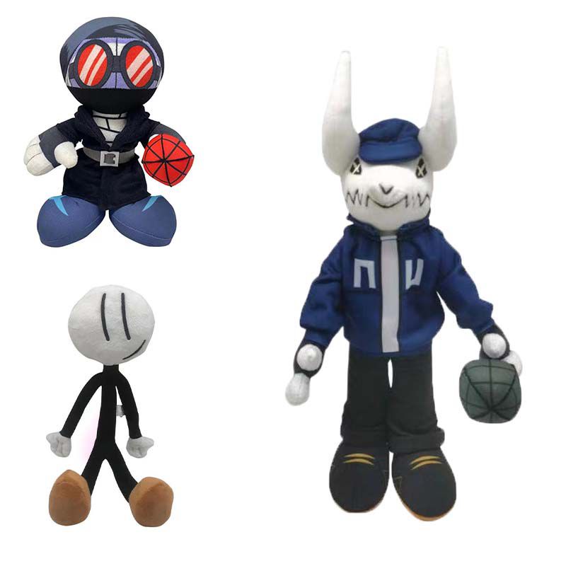 Funkin Friday Night Mainan Mewah FNF Spooky Month Skid Pump Boneka Hadiah Anak Boneka