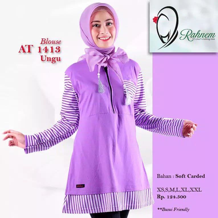 ATASAN MUSLIM WANITA  / RAHNEM  AT - 1413 / FASHION MUSLIM