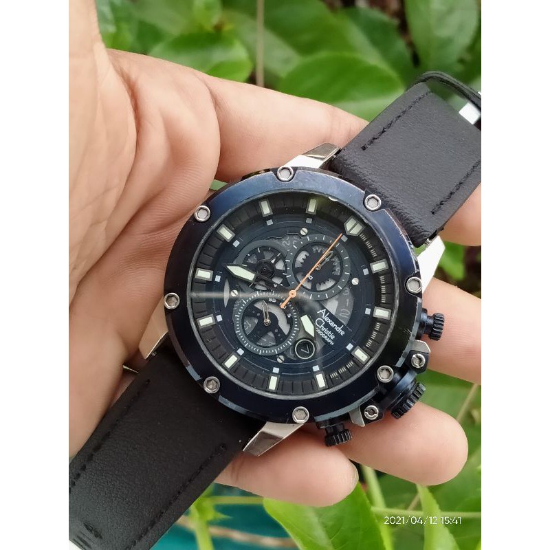 Jam Tangan Pria Alexandre Christie AC 6416MC Original Second Preloved