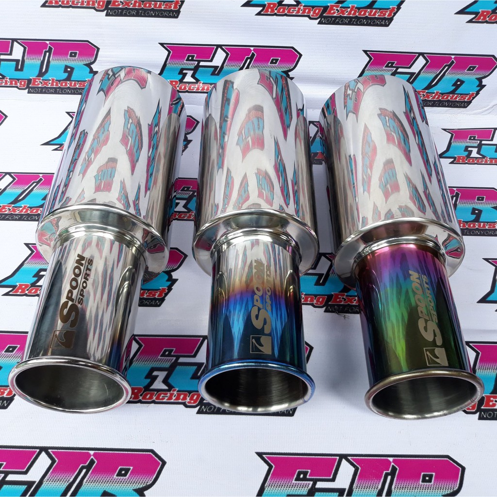 Knalpot Mobil Spoon Suara Bass Gahar