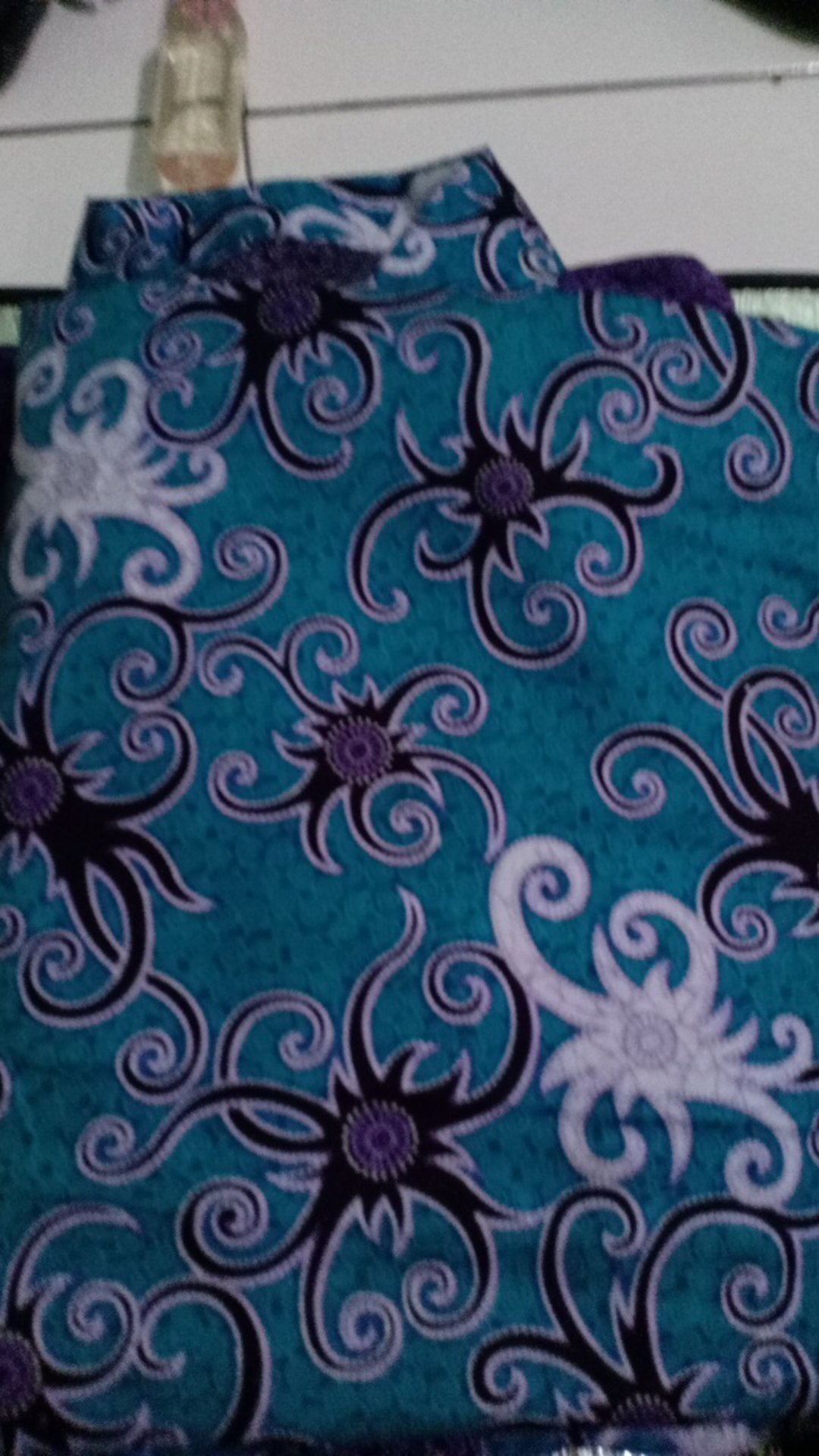 Batik Couple Keluarga - Sania Ruffle Couple Batik Keluarga Ori Ndoro Jowi Sarimbit Motif Cumi Biru