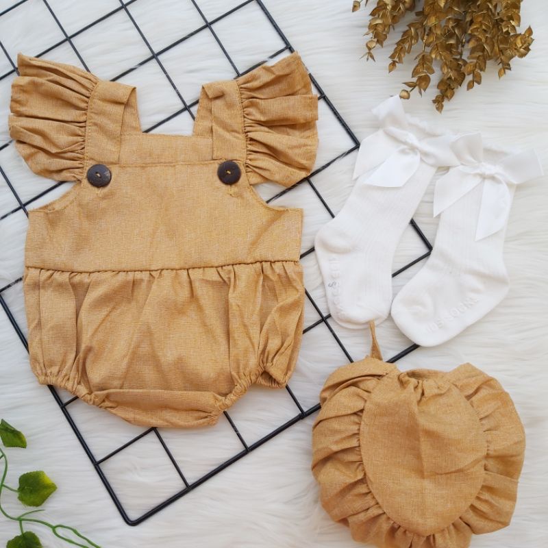 BAJU BABY BOONET BLOOMER SET / BAJU BAYI SET / BAJU NEWBORN SET