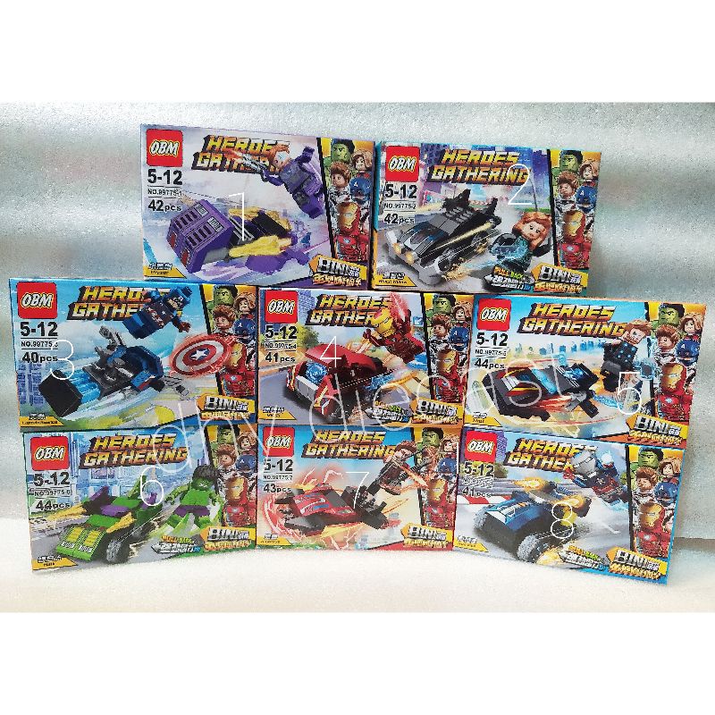 Mainan lego heroes gathering 8in1