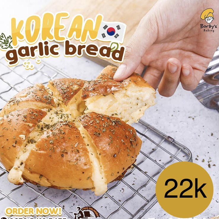 

Korean Garlic Bread | roti | garlic bread | creamy