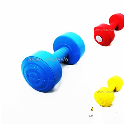 Dumble Hercules Barbel Dumbbell GYM 2 KG Home Work Out Anakgawang