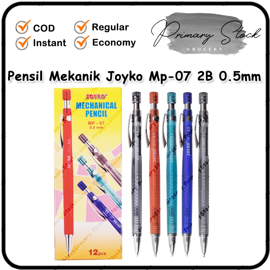 

Mechanical Pencil 0.5mm Pensil Mekanik Joyko MP 07 0.5 mm