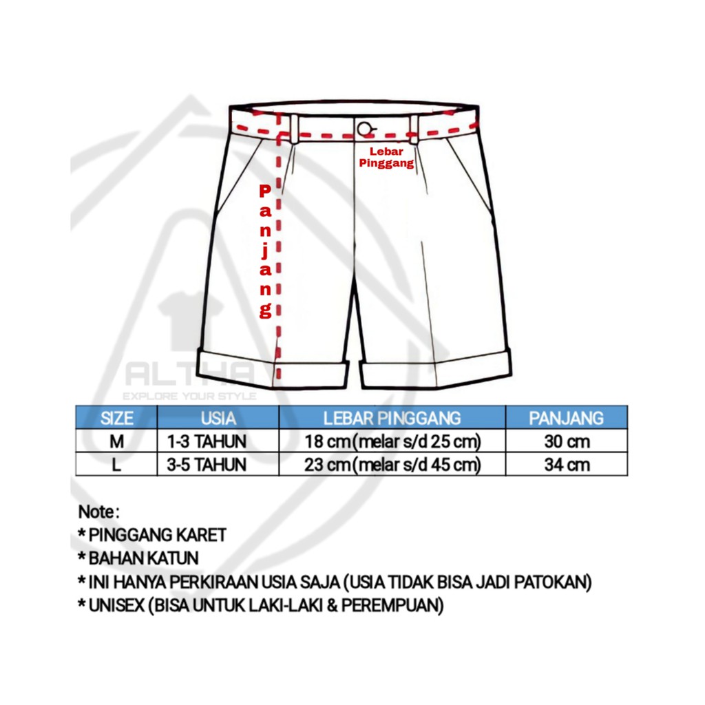 CELANA PENDEK ANAK HARIAN KARAKTER/CELANA KOLOR SANTAI MOTIF BISA PILIH (COD)