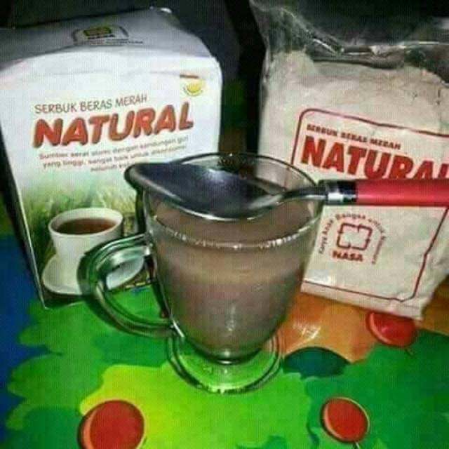 

Natural serbuk beras merah
