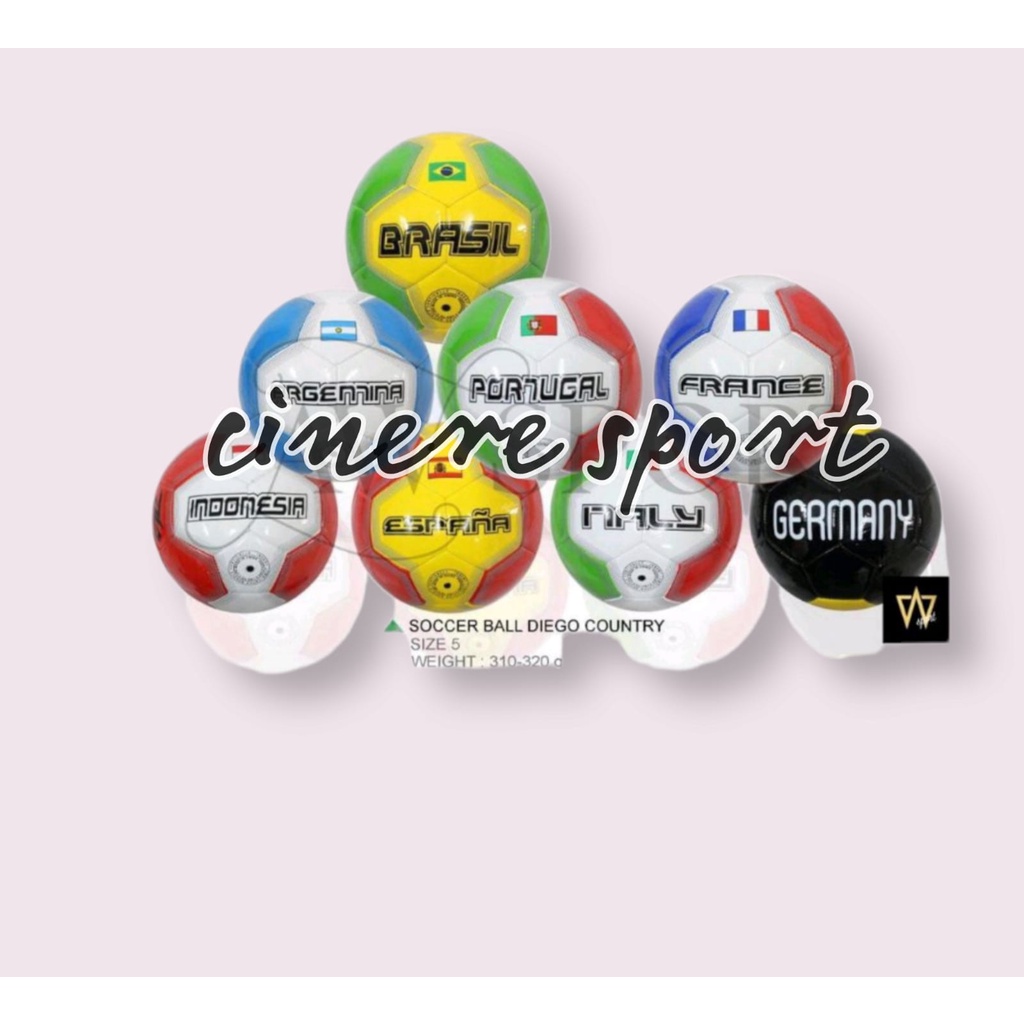 Bola Sepak DIOGO Country / bola sepak Diogo size 5 / Diogo Negara