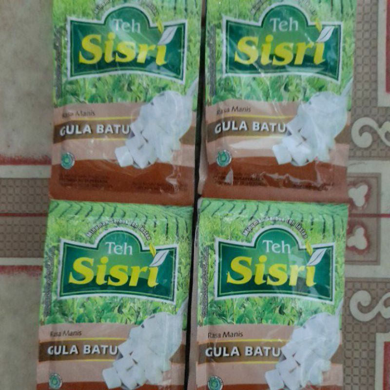 

Teh sisri melati gula batu minuman manis renceng 10 saset