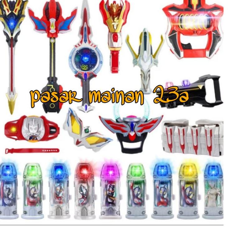 [KODE SETAQ] Mainan Senjata Ultraman Z Geed Orb Ginga Pedang Ultraman X