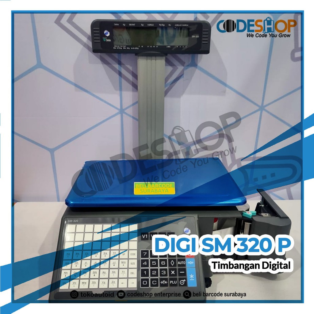 TIMBANGAN HARGA / PRICING DIGITAL DIGI SM 320P - DIGI SM 320 P